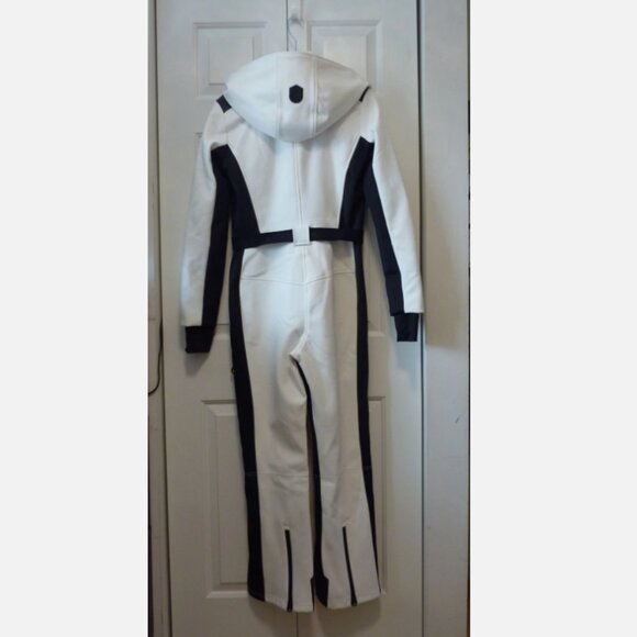 Mackage Elle Snow Fill Jumpsuit in Off White/Black - Picture 10 of 16